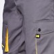 Pantalones Cortos DeTrabajo, Multibolsillos, Resistentes, Gris/Amarillo Talla 50/52 XL