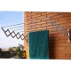 Tendedero Extensible Pared Aluminio 1,00 Metros