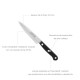 Cuchillo Grenoble Patatero Puntilla Hoja Acero Inoxidable 11 cm. Negro