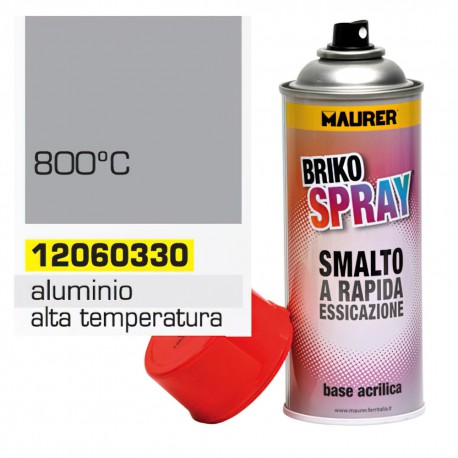 Spray Pintura Resistente Altas Temperaturas Aluminio 400 ml.