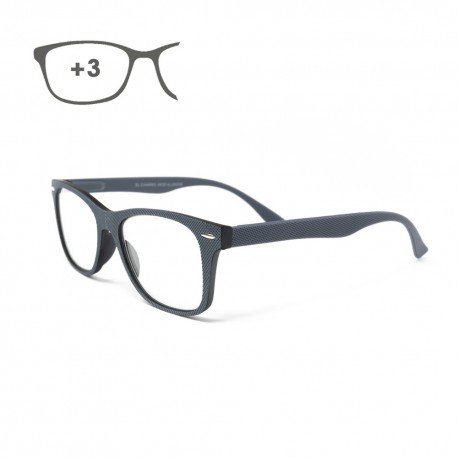 Gafas Lectura Illinois Gris Aumento +3,0 Gafas De Vista, Gafas De Aumento, Gafas Visión Borrosa