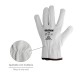 Guantes De Trabajo De Piel Flor De Vacuno, Proteccion Laboral, Riesgos Mecanicos, Guantes De Seguridad De Cuero. Talla 11" (Par)