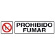 Rotulo Adhesivo 250x63 mm. Prohibido Fumar