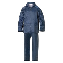 Traje de Agua Impermeable Azul Nylon Talla 8-XL